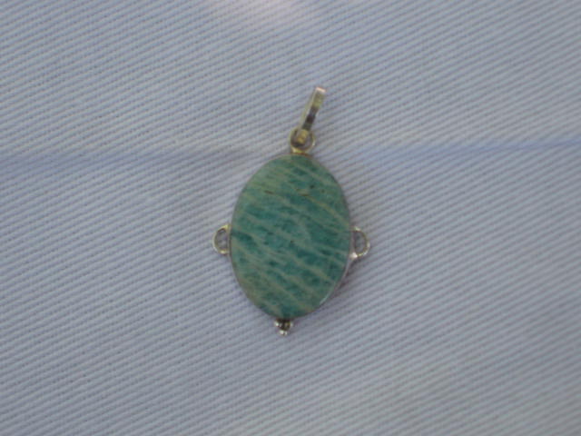 Amazonite Pendant truth, communication, harmony 2414